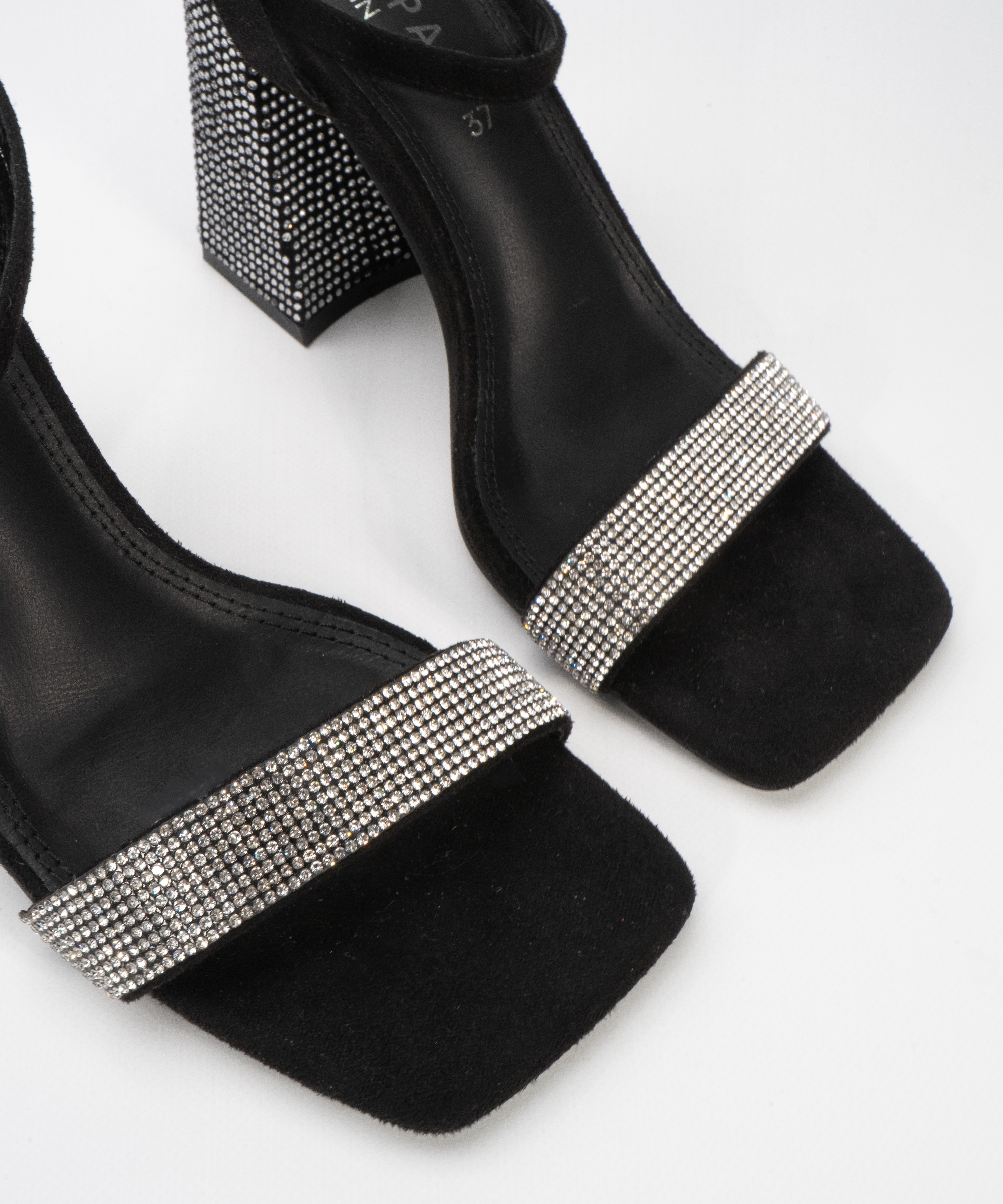 Sandalias tacón strass image number null